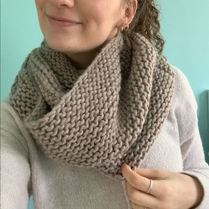 taupe infinity scarf // aerie